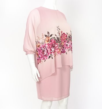 ELEGANCKA SUKIENKA Z NARZUTKĄ  D2-359