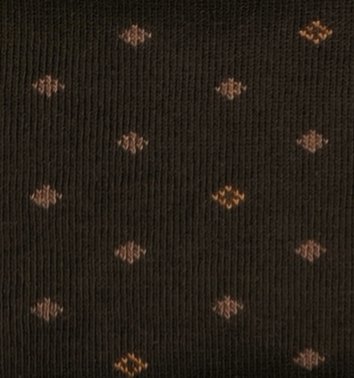 BRĄZOWE SKARPETY MĘSKIE WE WZÓR GEOMETRYCZNY