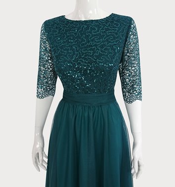 KORONKOWA SUKIENKA Z KORONKĄ I TIULEM D2-324