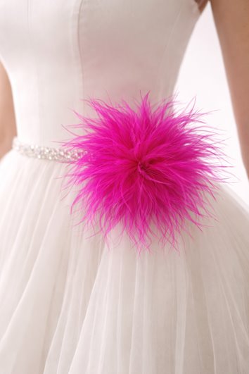 FUKSJOWY AKCENT 2W1 BROSZKA OZDOBA