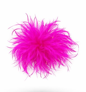 FUKSJOWY AKCENT 2W1 BROSZKA OZDOBA