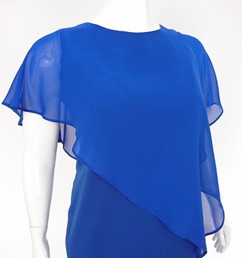 SUKIENKA Z ASYMETRYCZNĄ NARZUTKĄ  D2-350