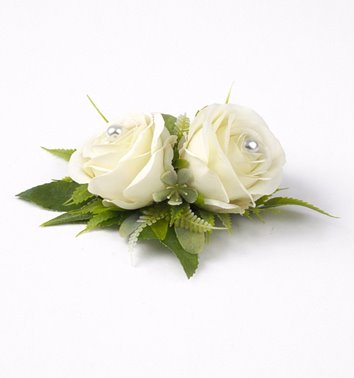 KORSARZ ŚLUBNY RÓŻE IVORY Z PERŁAMI