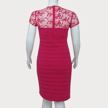 ELEGANCKA SUKIENKA DAMSKA Z KORONKĄ D2-14