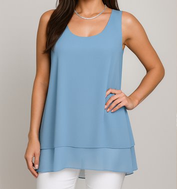 ELEGANCKA BLUZKA NA SZEROKICH RAMIĄCZKACH D11-115