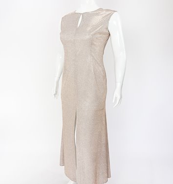 Maxi sukienka plus size rybka D2‑P384