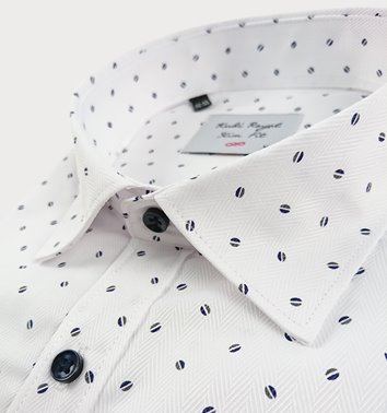 KOSZULA MĘSKA W DROBNY WZÓR   M3-156