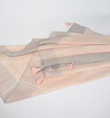 SZAL CHUSTA Z METALICZNĄ NITKĄ  D40-25