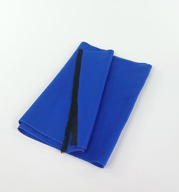 NIEBIESKI GŁADKI SZAL MĘSKI  M40-1