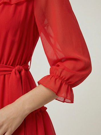 CZERWONA SUKIENKA HISZPANKA