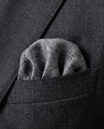 KOMPLET KRAWAT MĘSKI Z POSZETKĄ PAISLEY M8-282