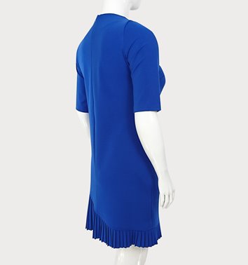 SUKIENKA  Z PLISOWANĄ FALBANKĄ  D2-303