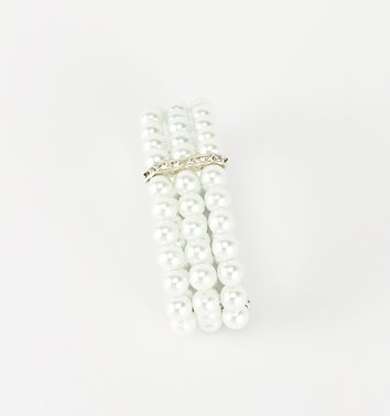 BRANSOLETKA SZTUCZNE PERŁY  D13- 106