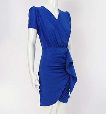 SUKIENKA Z MARSZCZENIEM FALBANA  D2-344