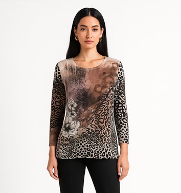 DAMSKA BLUZKA DZIANINOWA D11-129