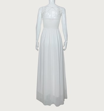 ELEGANCKA ZWIEWNA DŁUGA SUKIENKA  D2-270