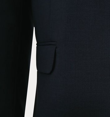 GRANATOWY GARNITUR W MIKROWZÓR