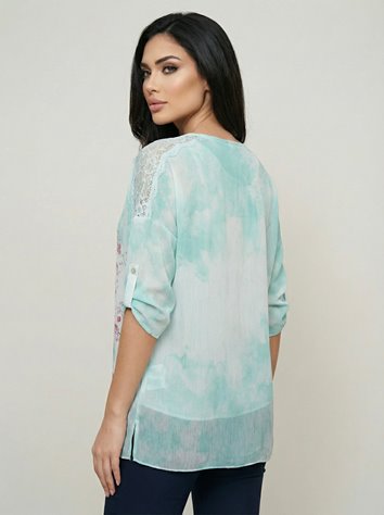 BLUZKA DAMSKA Z TOPEM D11-12