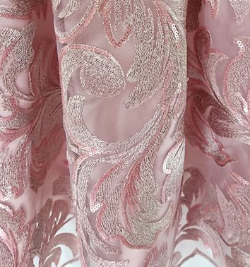 Koronkowa rozkloszowana sukienka plus size D2‑P330