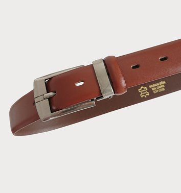 BRĄZOWY PASEK ZE SKÓRY  M6-55